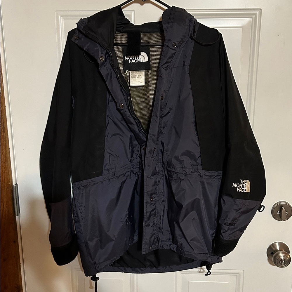 The North Face Black and Dark Gray Outdoor Gortex Jacket